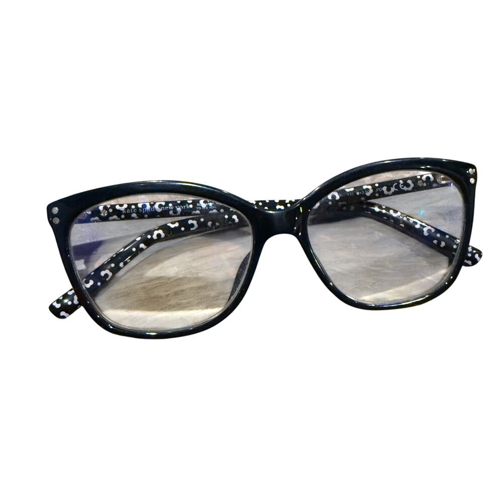 kate spade new york Milena Blue Light Reading Glasses Black/Demo Lens +2.50